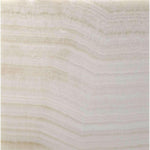 12x12 Premium White Onyx VEIN-CUT Polished Tile 12x12 Premium White Onyx VEIN-CUT Polished Tile - American Tile Depot