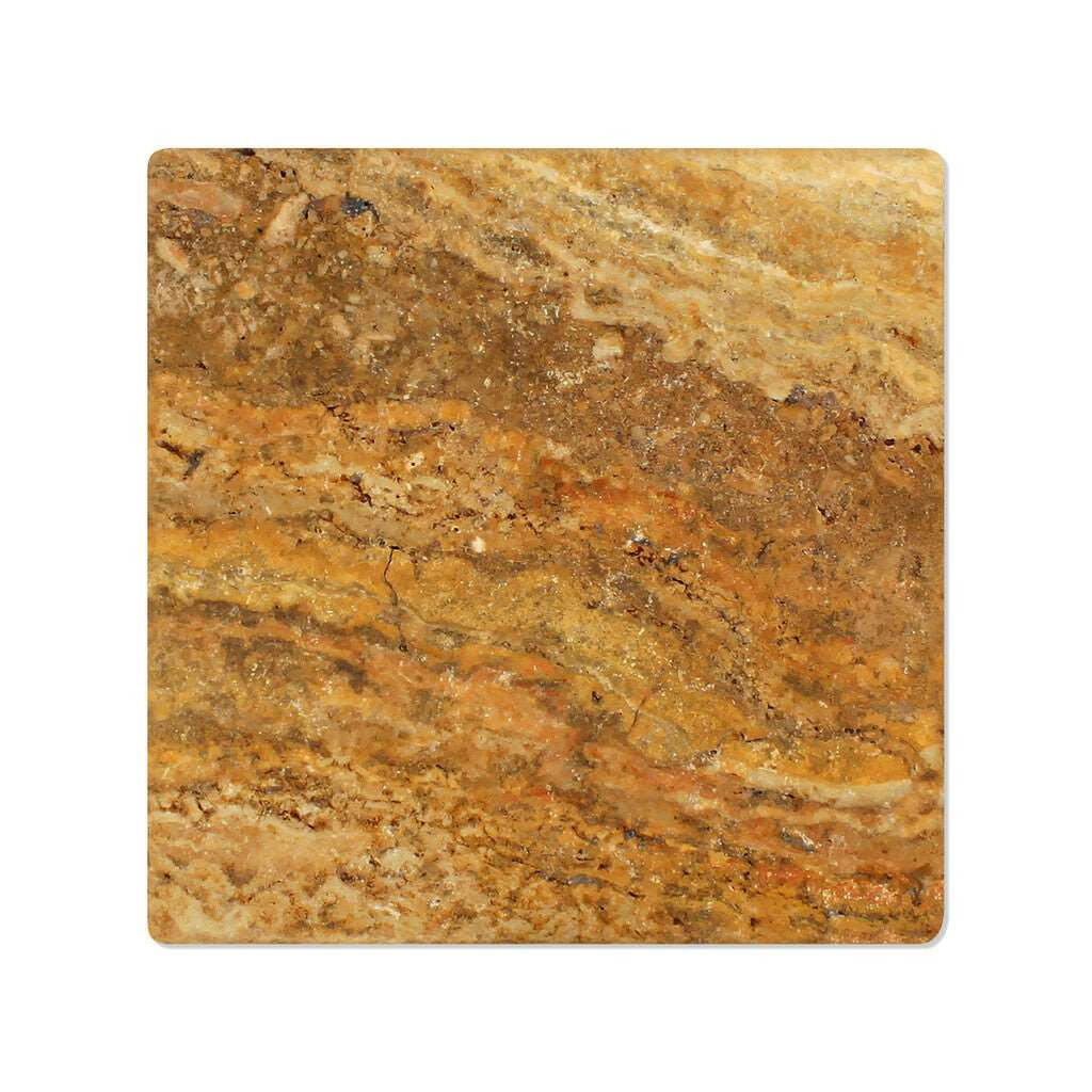 12x12 Scabos Travertine Tumbled Tile - American Tile Depot
