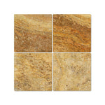 12x12 Scabos Travertine Tumbled Tile - American Tile Depot