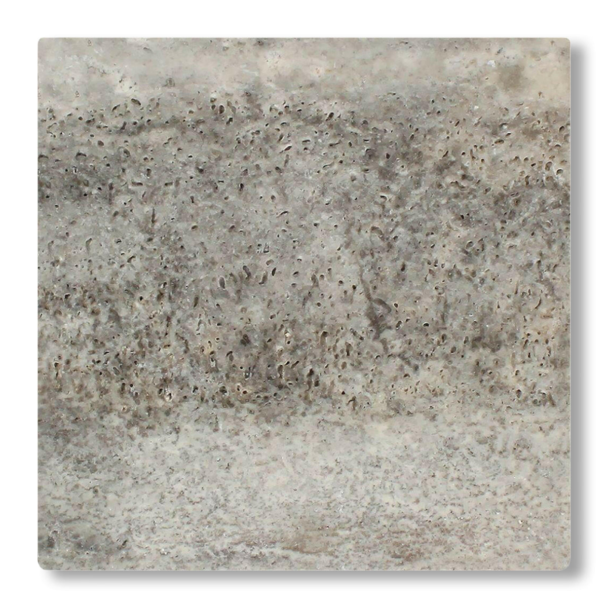 12x12 Silver Travertine Tumbled Tile - American Tile Depot