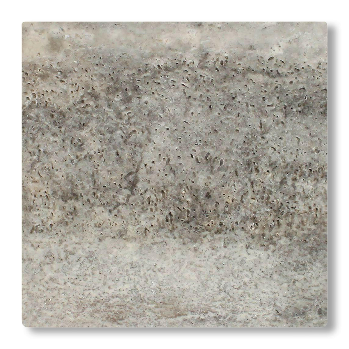 12x12 Silver Travertine Tumbled Tile - American Tile Depot