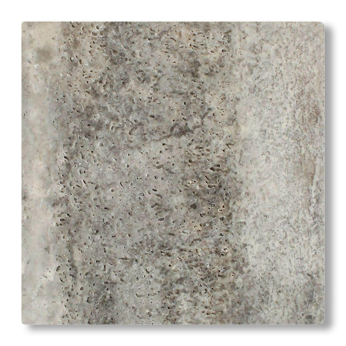 12x12 Silver Travertine Tumbled Tile - American Tile Depot