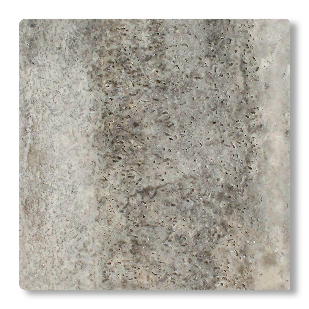 12x12 Silver Travertine Tumbled Tile - American Tile Depot