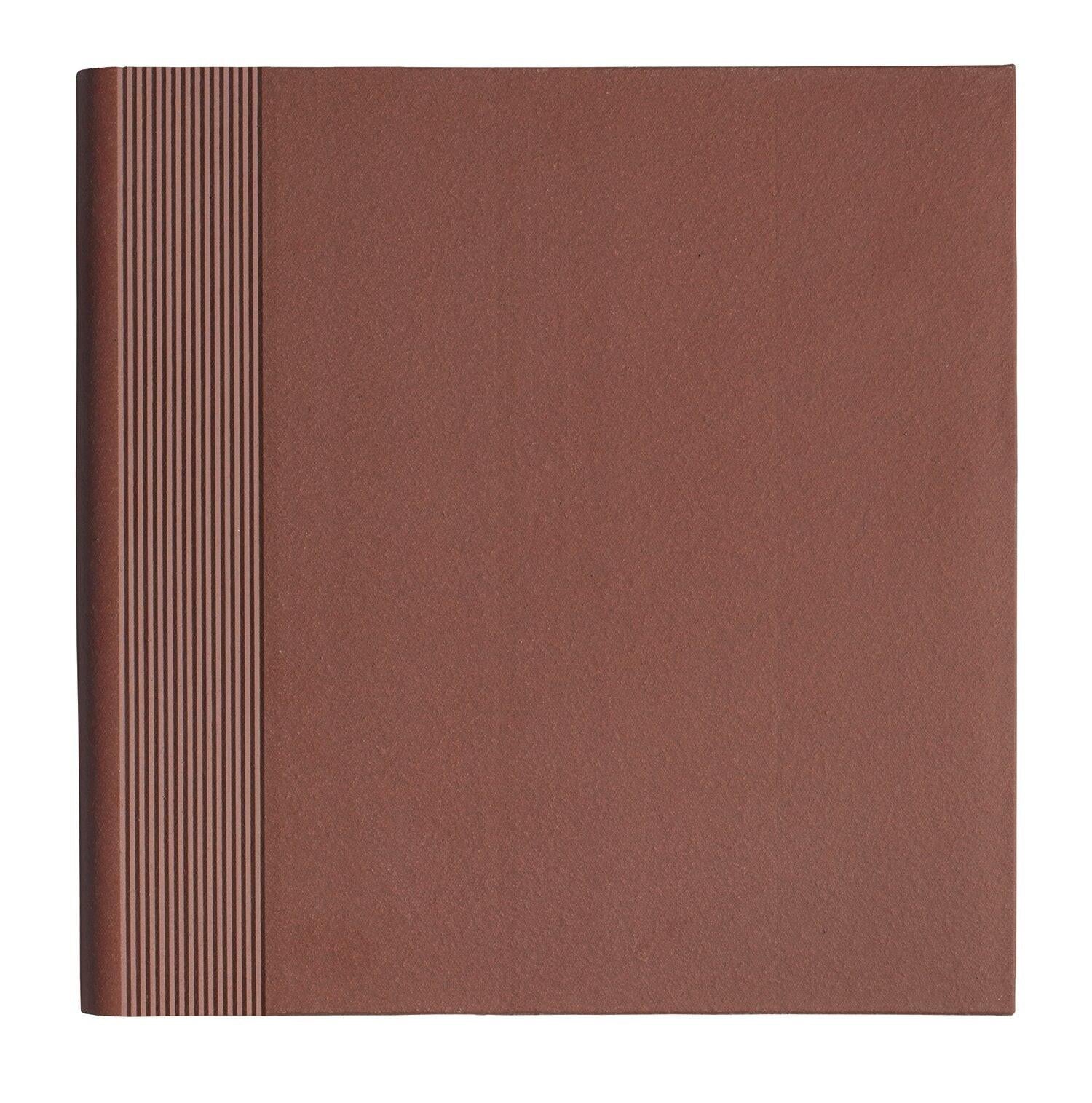 12x12 Spanish Red Matte Quarry Stair Tread 12x12 Spanish Red Matte Quarry Stair Tread - American Tile Depot