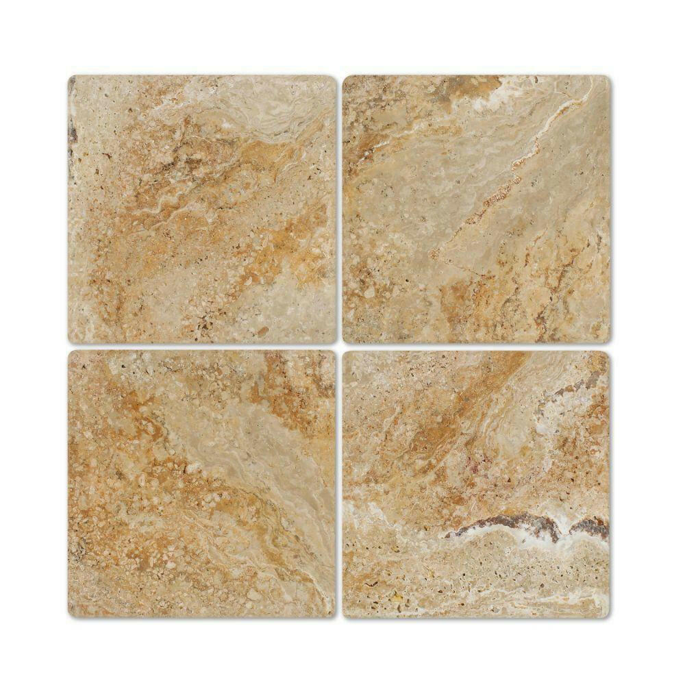 12x12 Valencia Travertine Tumbled Tile 12x12 Valencia Travertine Tumbled Tile - American Tile Depot