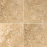 12x12 Walnut Travertine Filled & Honed Tile 12x12 Walnut Travertine Filled & Honed Tile - American Tile Depot