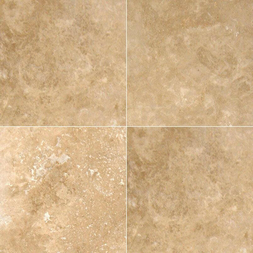 12x12 Walnut Travertine Filled & Honed Tile 12x12 Walnut Travertine Filled & Honed Tile - American Tile Depot
