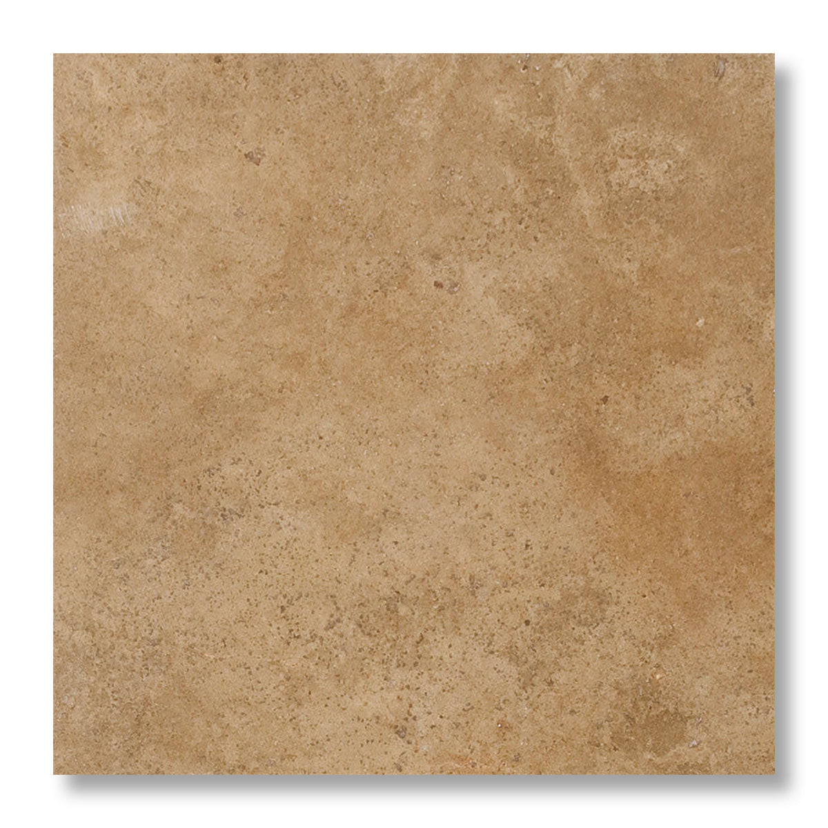 12x12 Walnut Travertine Tumbled Tile - American Tile Depot