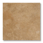 12x12 Walnut Travertine Tumbled Tile - American Tile Depot