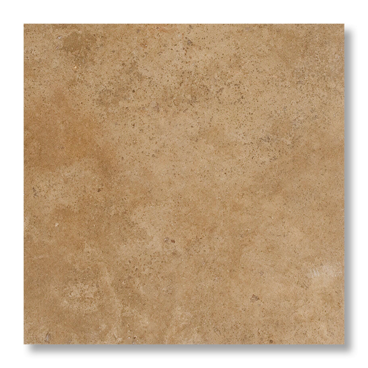 12x12 Walnut Travertine Tumbled Tile - American Tile Depot