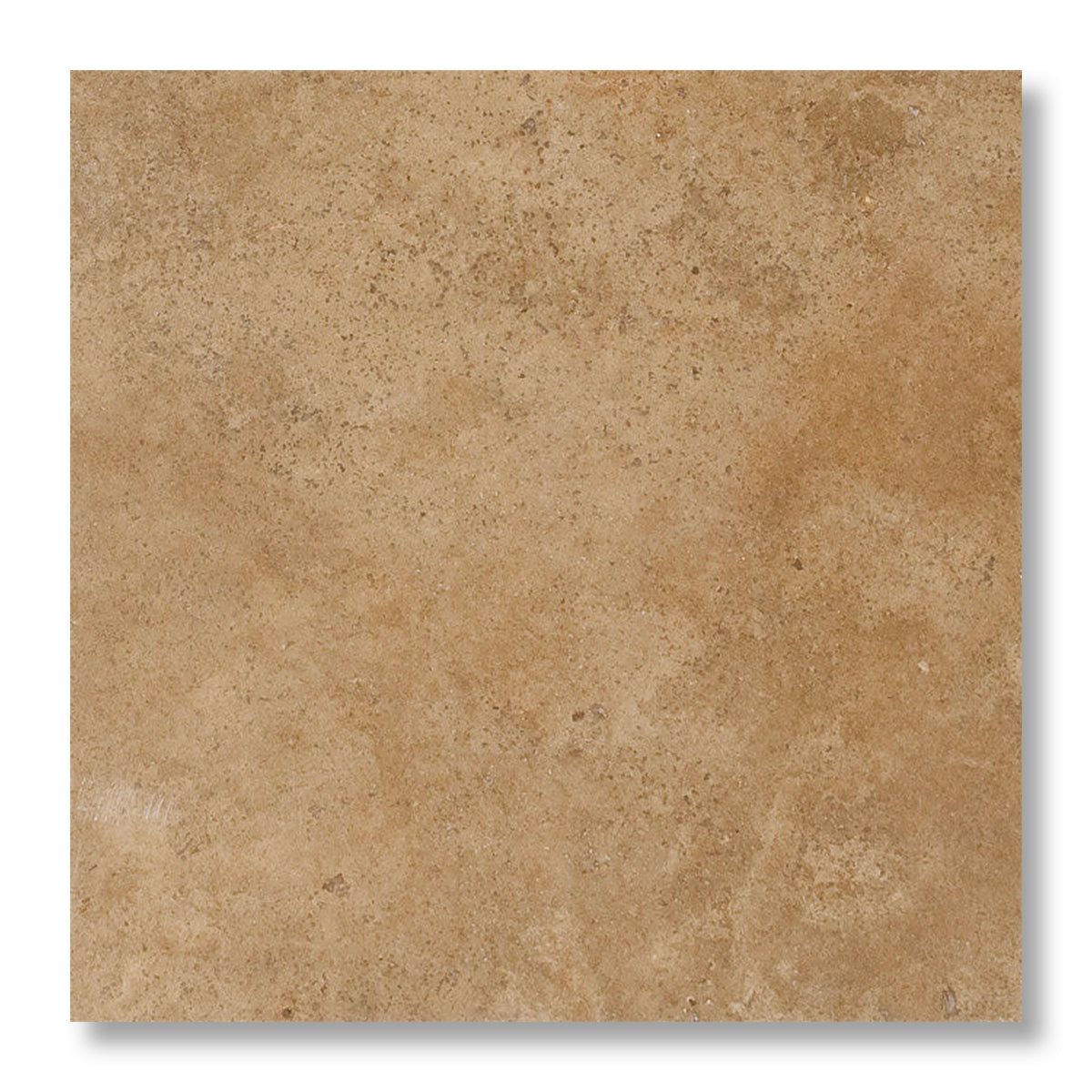 12x12 Walnut Travertine Tumbled Tile - American Tile Depot