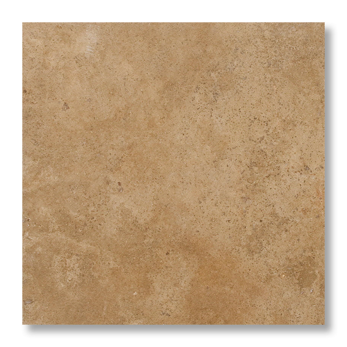 12x12 Walnut Travertine Tumbled Tile - American Tile Depot