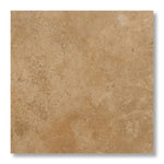 12x12 Walnut Travertine Tumbled Tile - American Tile Depot