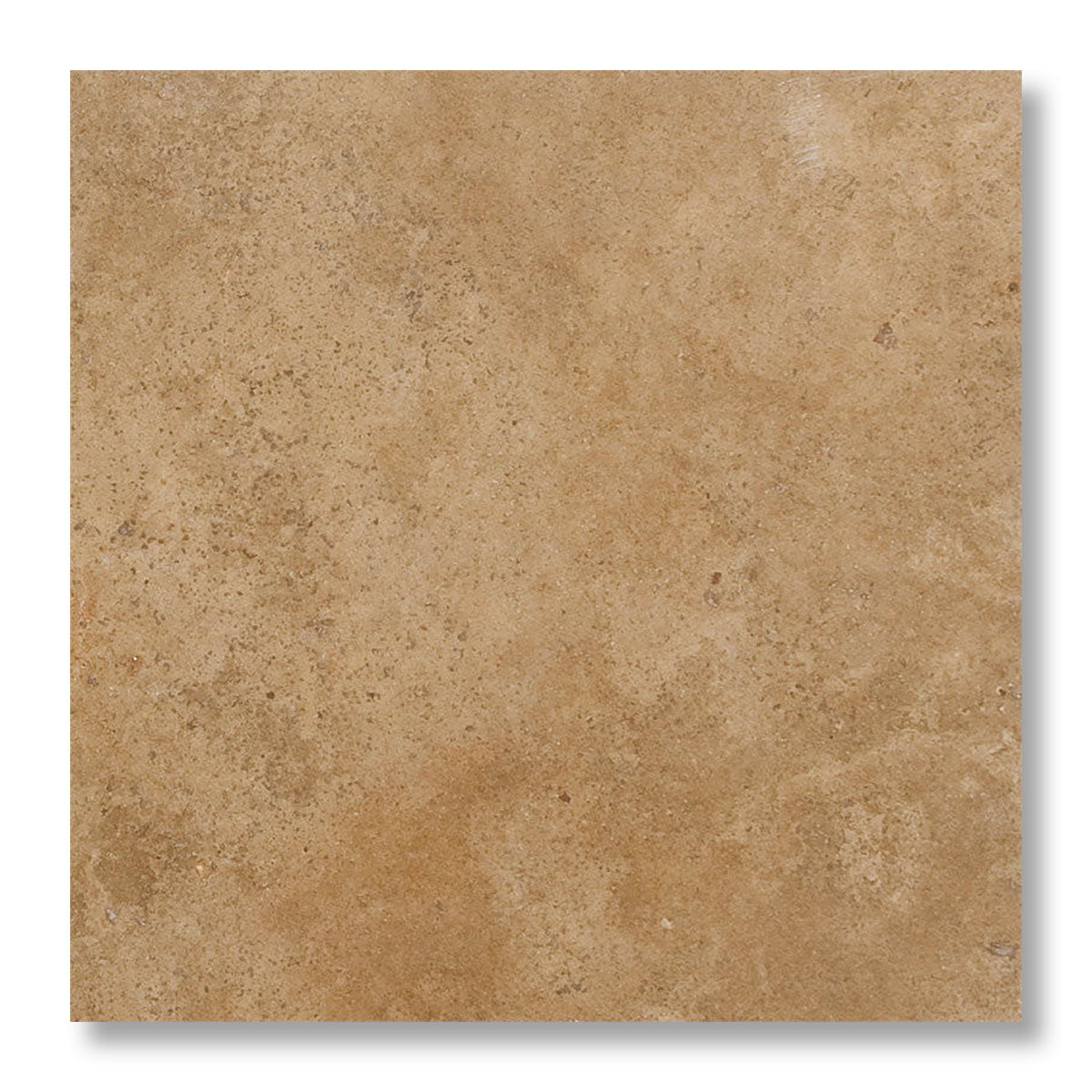 12x12 Walnut Travertine Tumbled Tile - American Tile Depot