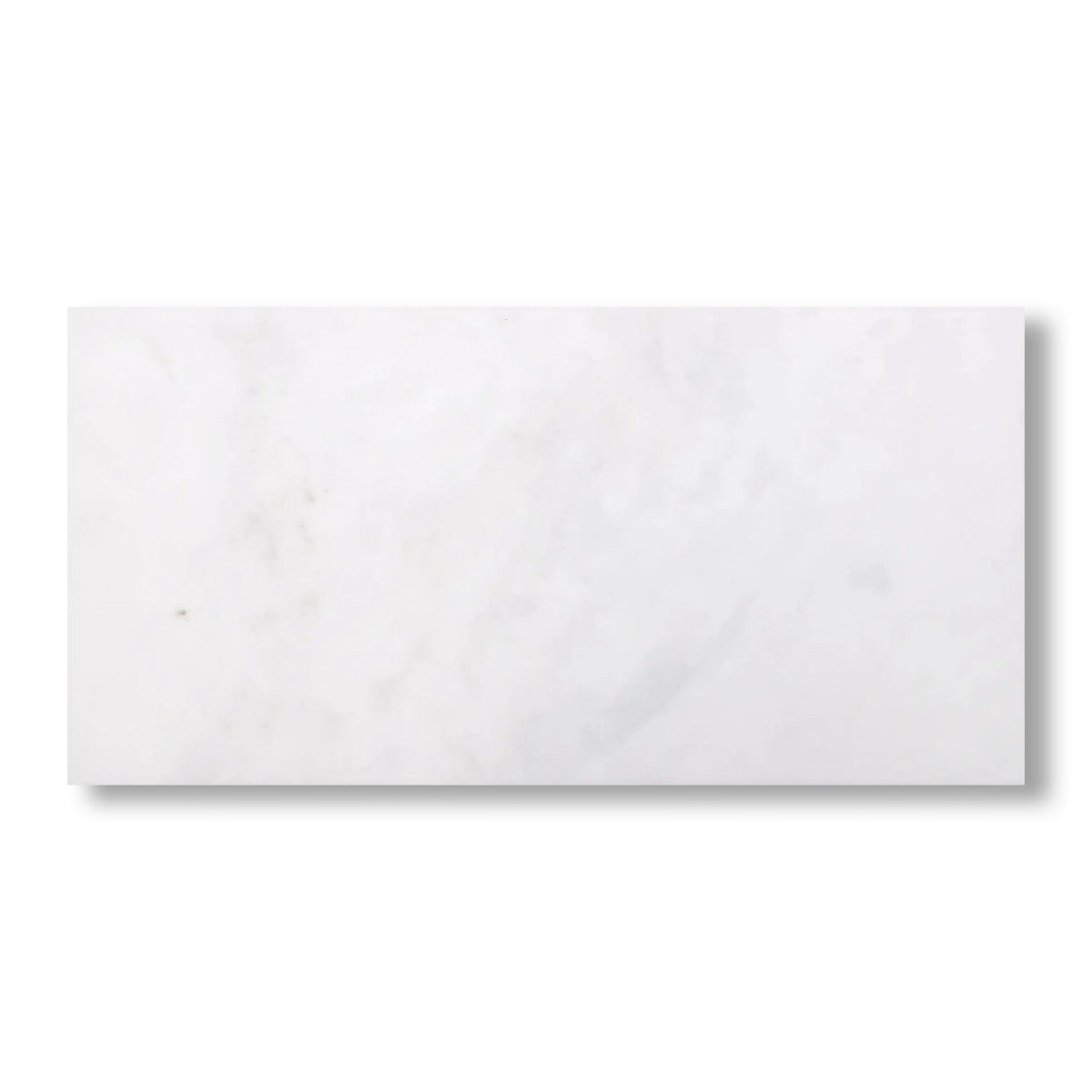 12x24 Afyon White Marble Polished Tile - American Tile Depot