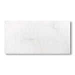 12x24 Afyon White Marble Polished Tile - American Tile Depot