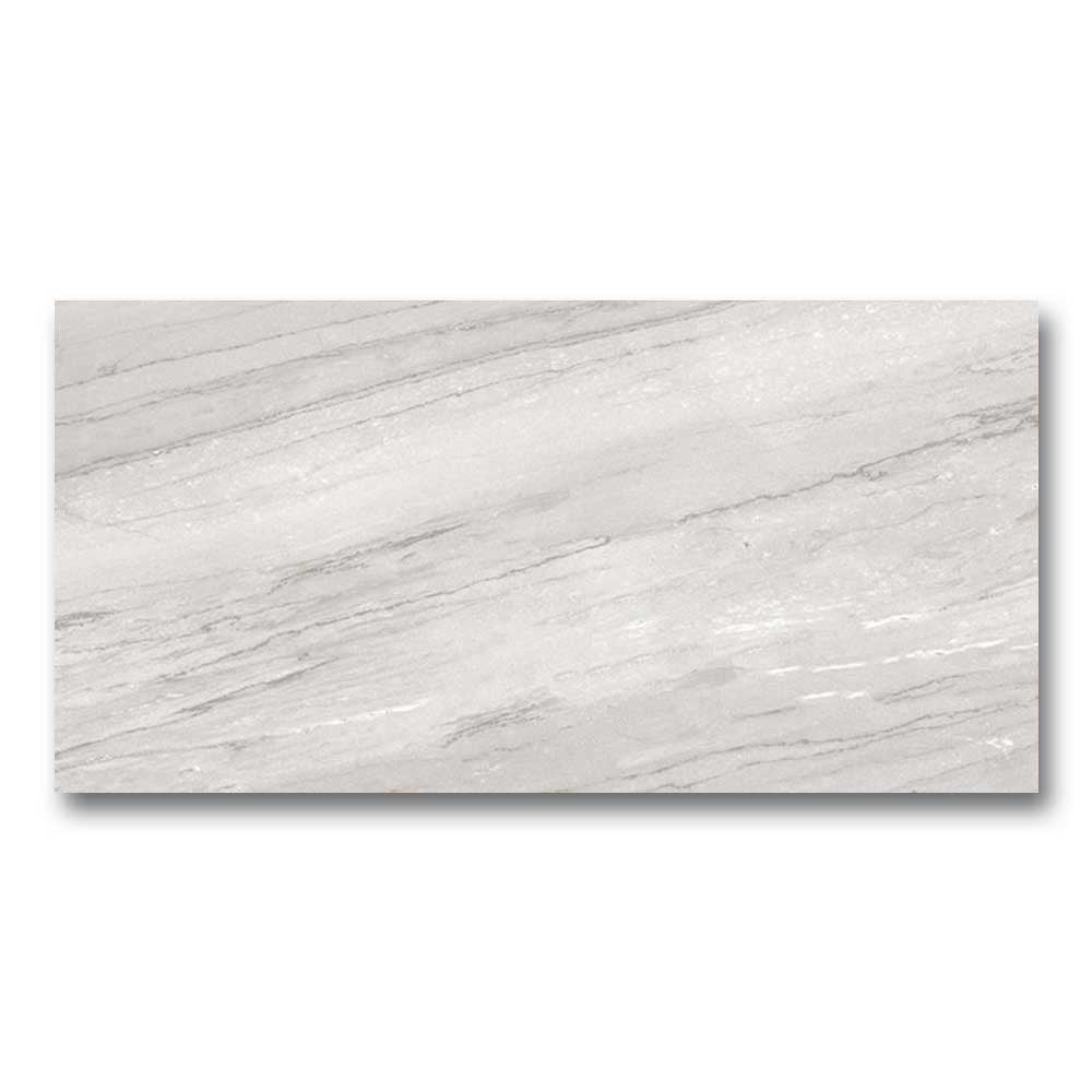 24x48 Alaska Grey Matte Marble Look Porcelain Tile