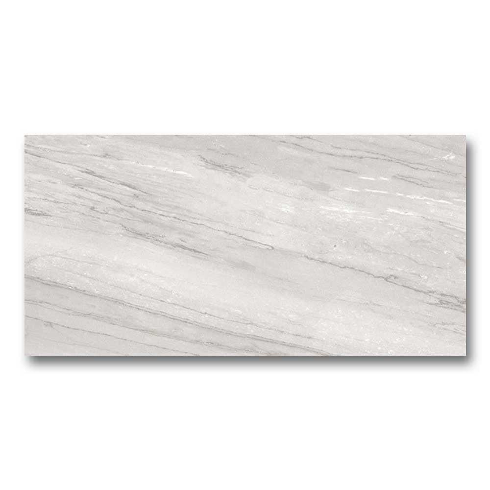 12x24 Alaska Grey Polished Marble Look Porcelain Tile 12x24 Alaska Grey Polished Marble Look Porcelain Tile - American Tile Depot