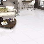 12x24 Alba Solid White Polished Porcelain Tile 12x24 Alba Solid White Polished Porcelain Tile - American Tile Depot