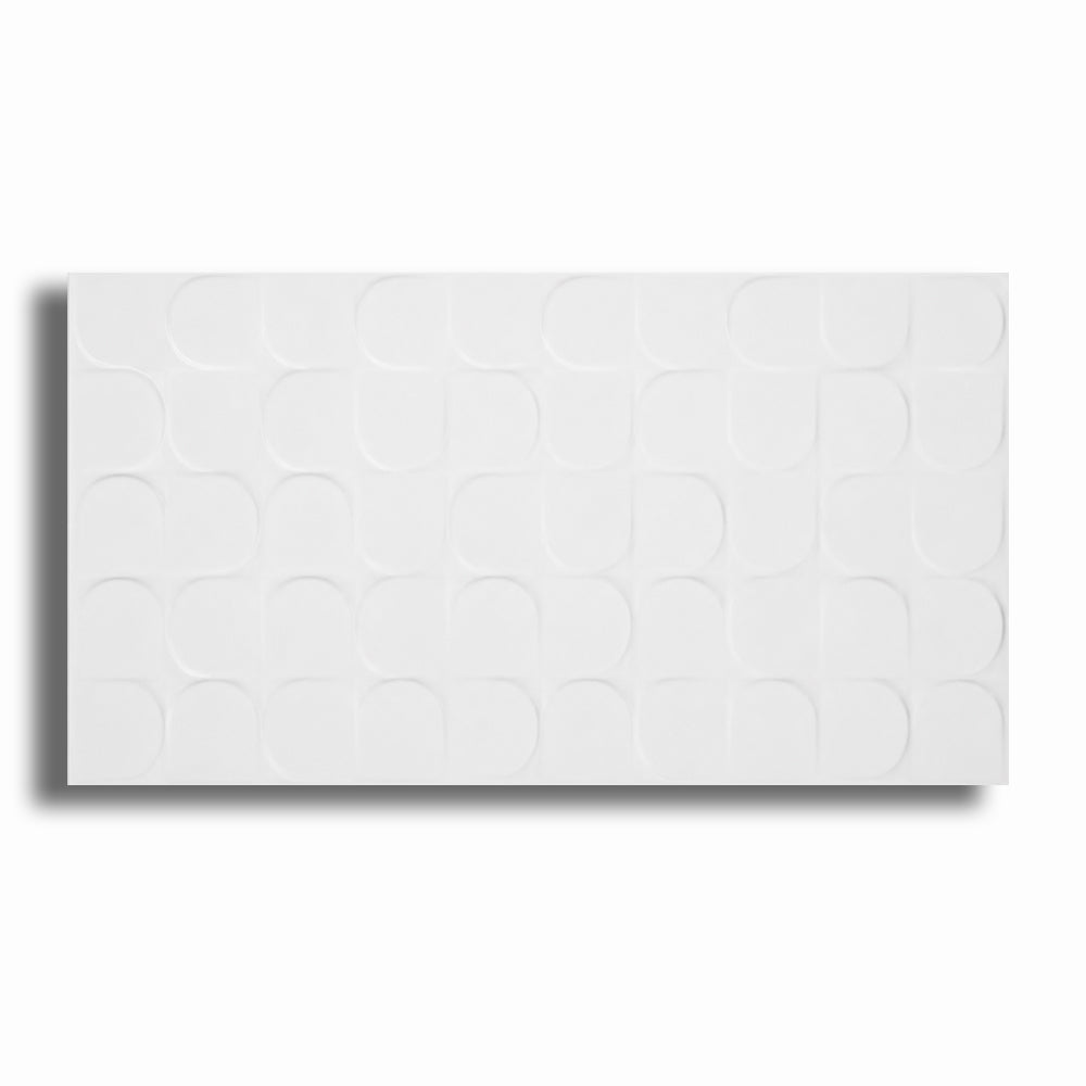 12x24 Arctic Day Polished Solid Color Ceramic Tile - American Tile Depot