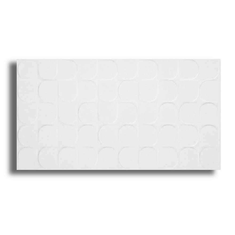 12x24 Arctic Day Polished Solid Color Ceramic Tile - American Tile Depot