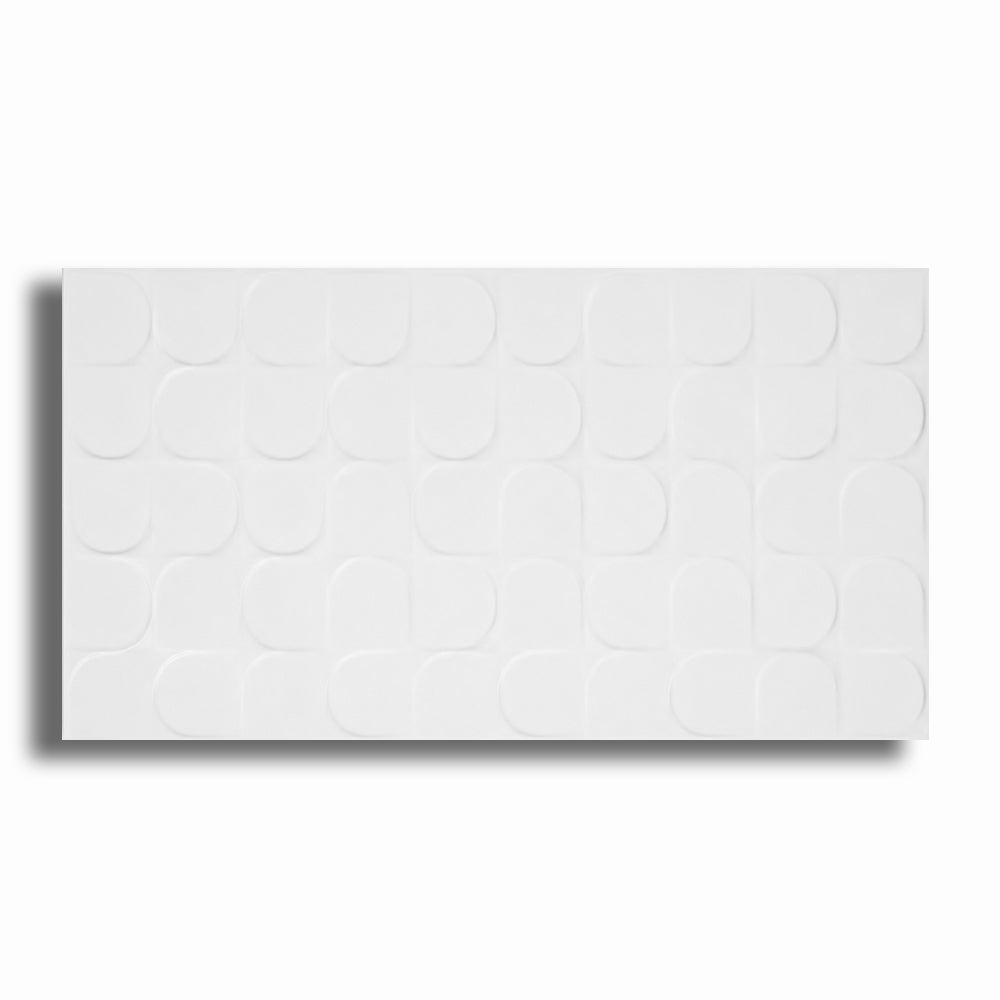 12x24 Arctic Day Polished Solid Color Ceramic Tile - American Tile Depot