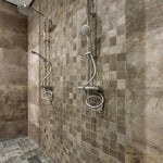 12x24 Ascendra Noce Travertine Look Matte Porcelain Tile 12x24 Ascendra Noce Travertine Look Matte Porcelain Tile - American Tile Depot