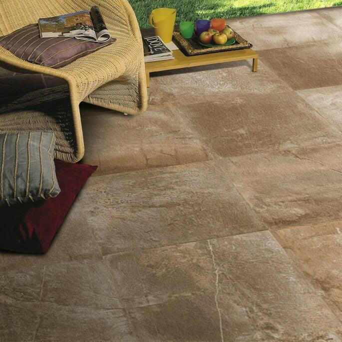 12x24 Ascendra Noce Travertine Look Matte Porcelain Tile 12x24 Ascendra Noce Travertine Look Matte Porcelain Tile - American Tile Depot