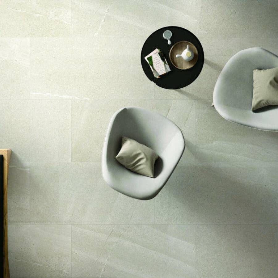12x24 Azurith Beige Limestone Look Marble Laminated Porcelain Tile 12x24 Azurith Beige Limestone Look Marble Laminated Porcelain Tile - American Tile Depot