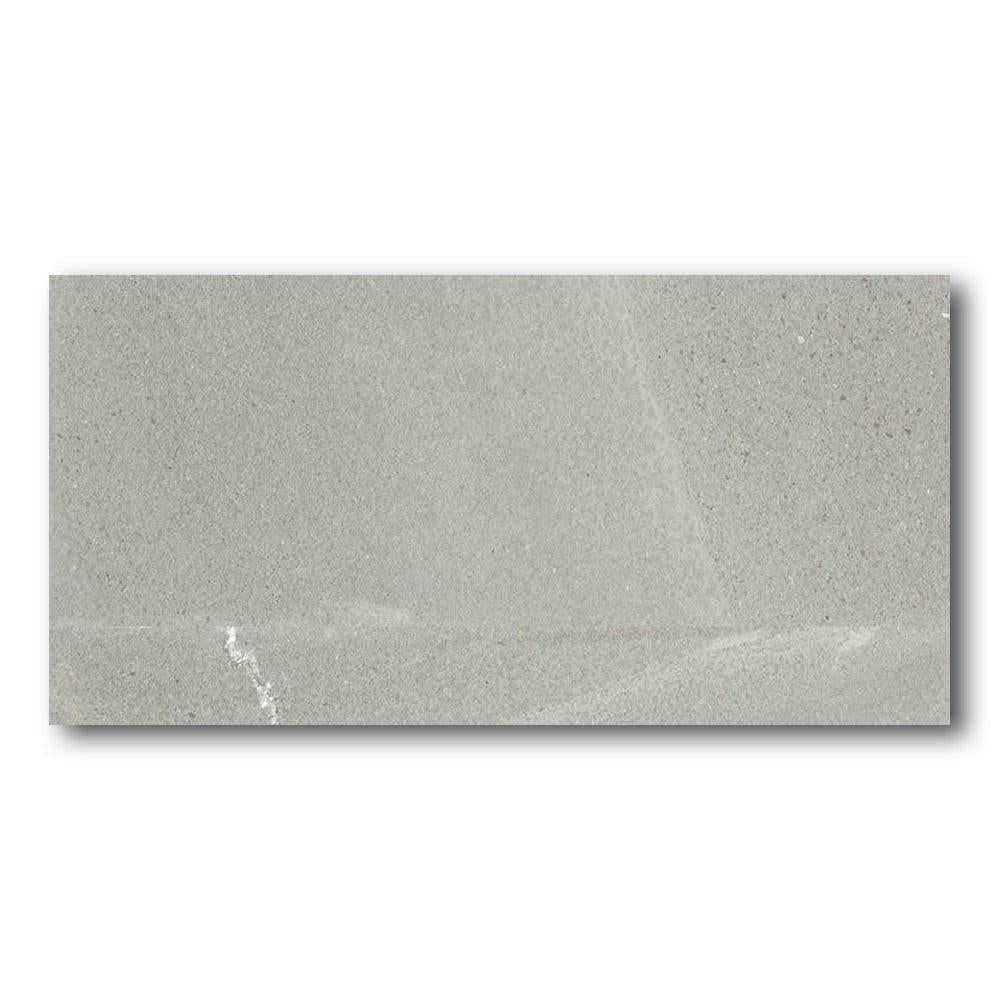 12x24 Azurith Grey Limestone Look Marble Laminated Porcelain Tile 12x24 Azurith Grey Limestone Look Marble Laminated Porcelain Tile - American Tile Depot