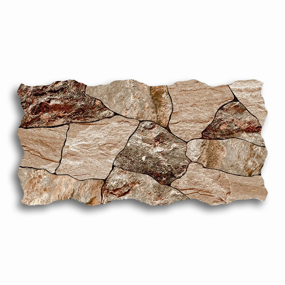 12x24 Beli Cream Matte Flagstone Look Porcelain Tile - American Tile Depot