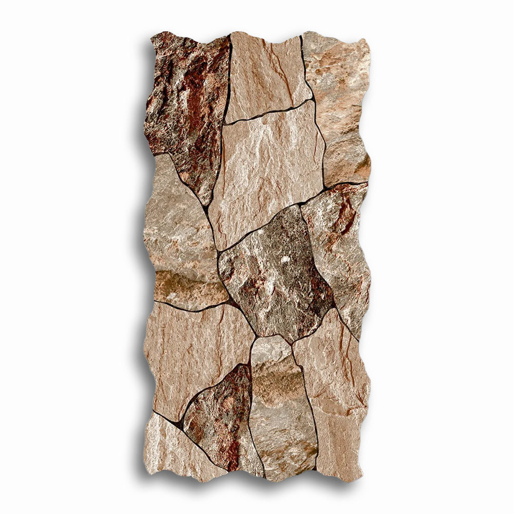 12x24 Beli Cream Matte Flagstone Look Porcelain Tile - American Tile Depot