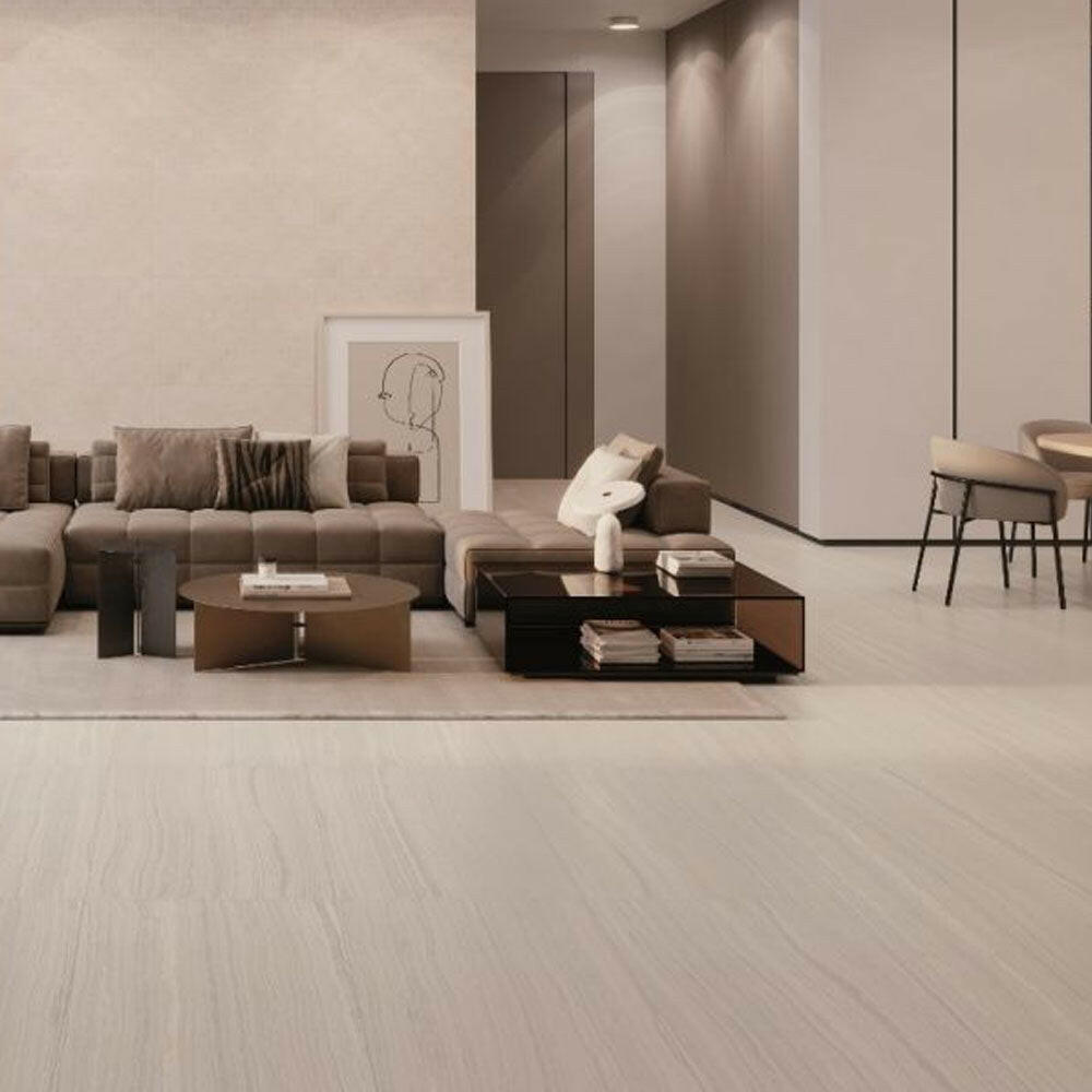 12x24 Bellano Pearl Lapado Travertine Look Semi Polished Porcelain Tile 12x24 Bellano Pearl Lapado Travertine Look Semi Polished Porcelain Tile - American Tile Depot