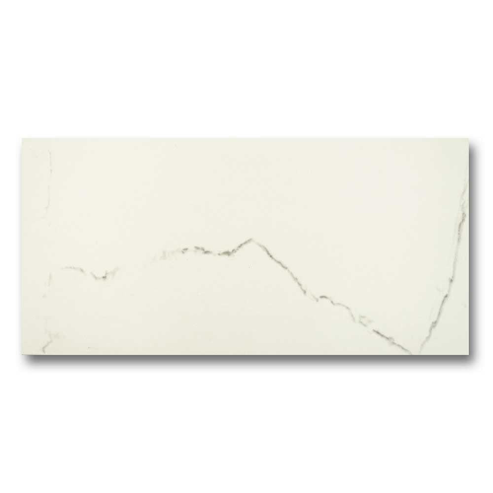 12x24 Bianco River Polished Marble Look Porcelain Tile 12x24 Bianco River Polished Marble Look Porcelain Tile - American Tile Depot
