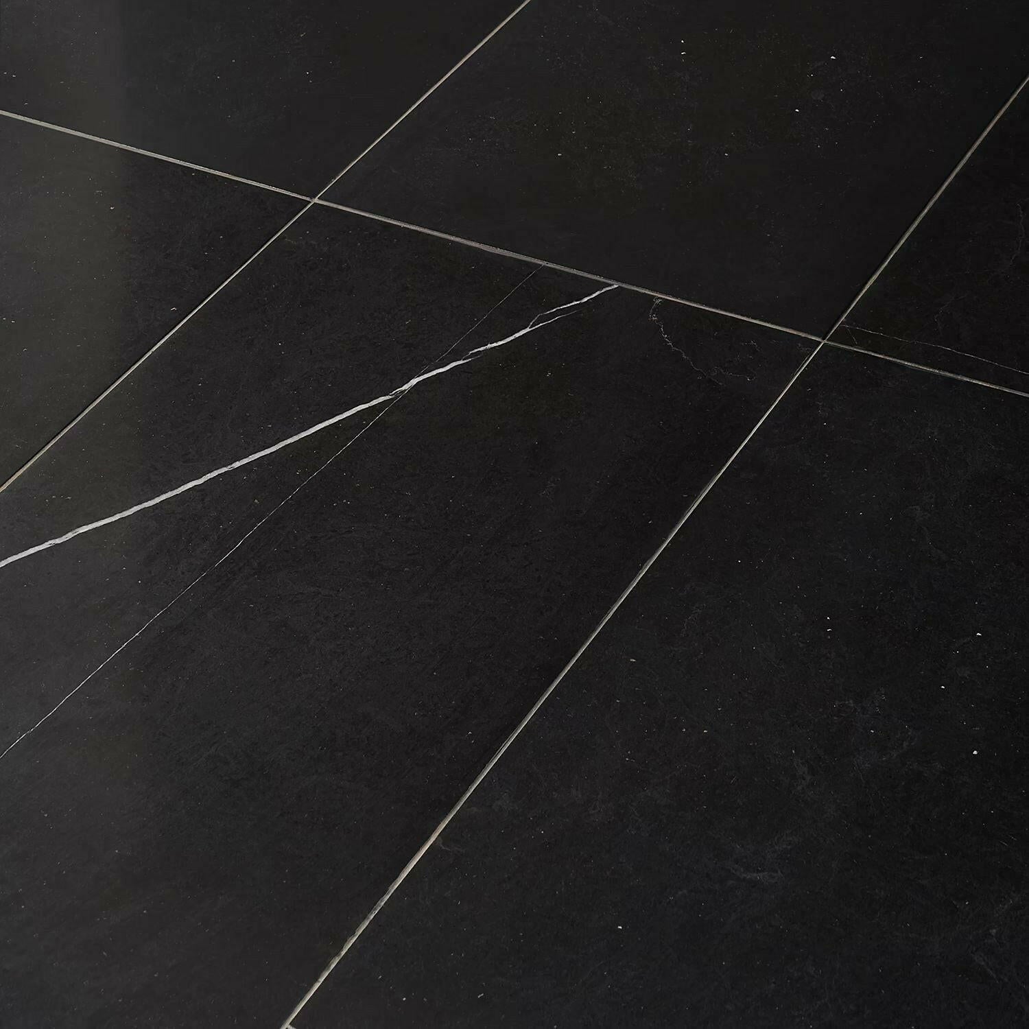 12x24 Black Marquina Marble Polished Tile 12x24 Black Marquina Marble Polished Tile - American Tile Depot