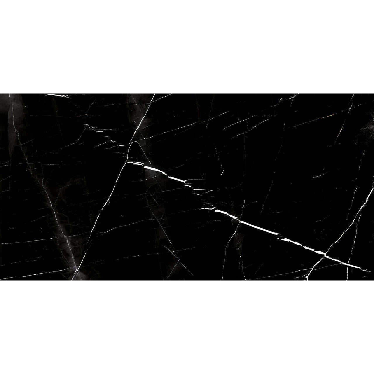 12x24 Black Marquina Marble Polished Tile 12x24 Black Marquina Marble Polished Tile - American Tile Depot