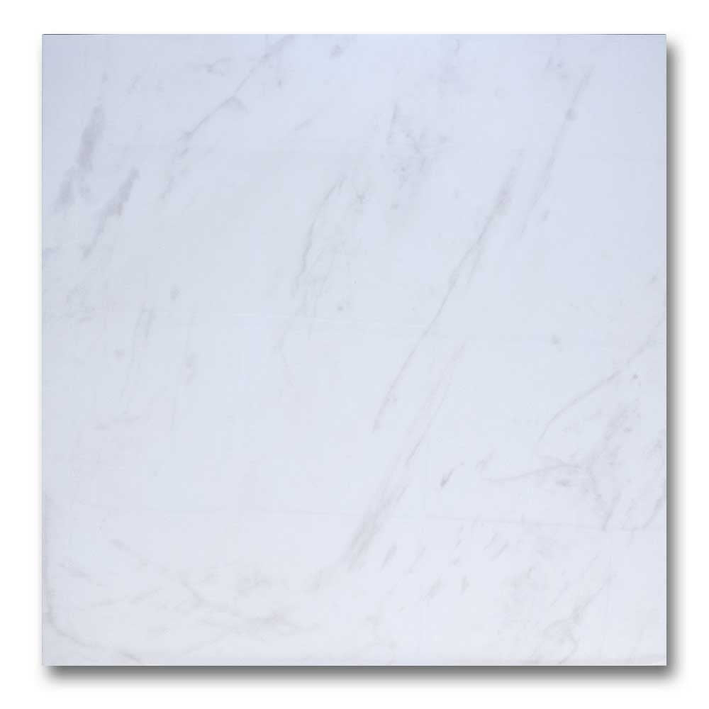 24x24 Calacatta Full Polished Marble Look Porcelain Tile