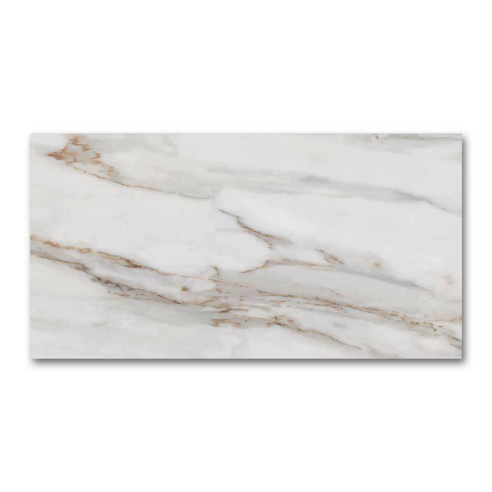 12x24 Calacatta Gold Prima Marble Look Matte Porcelain Tile 12x24 Calacatta Gold Prima Marble Look Matte Porcelain Tile - American Tile Depot