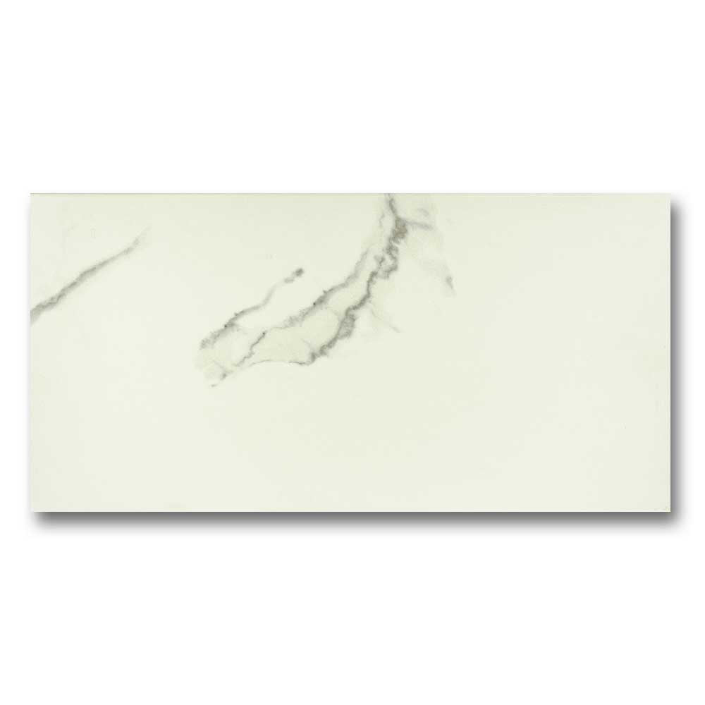 12x24 Calacatta dP Matte Marble Look Porcelain Tile