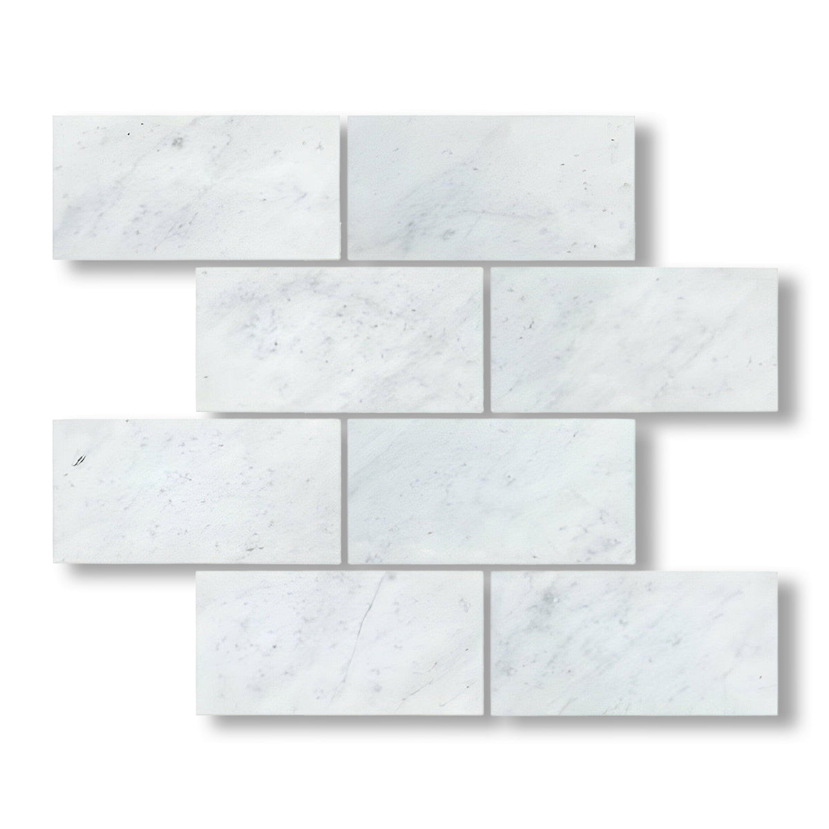 12x24 Carrara White Marble Polished Tile - American Tile Depot