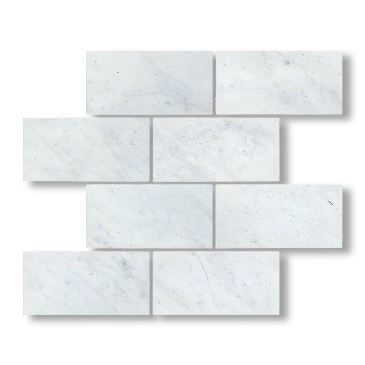 12x24 Carrara White Marble Polished Tile - American Tile Depot