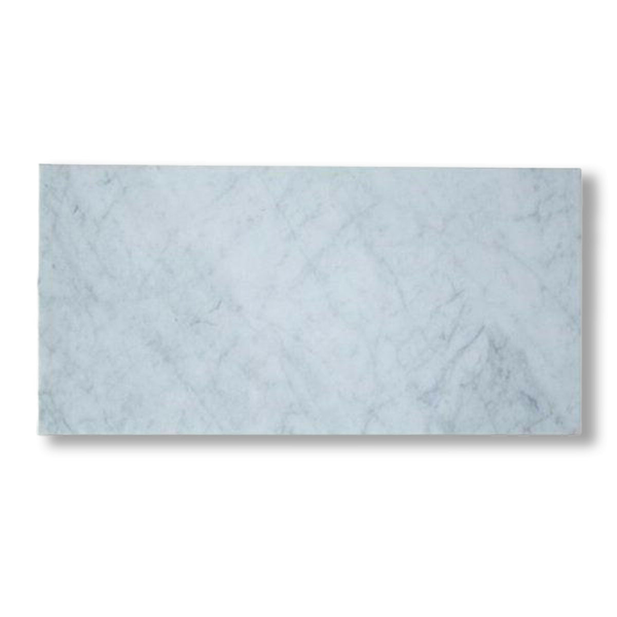 12x24 Carrara White Marble Polished Tile - American Tile Depot