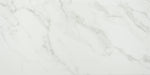 12x24 Carrara White Polished Marble Look Ceramic Tile - American Tile Depot