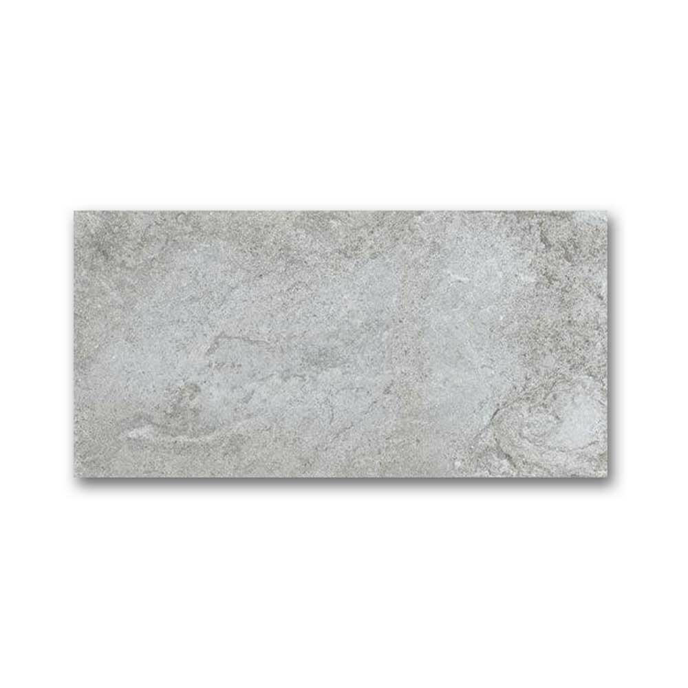 12x24 Chamonix Gray Matte Limestone Look Porcelain Tile 12x24 Chamonix Gray Matte Limestone Look Porcelain Tile - American Tile Depot
