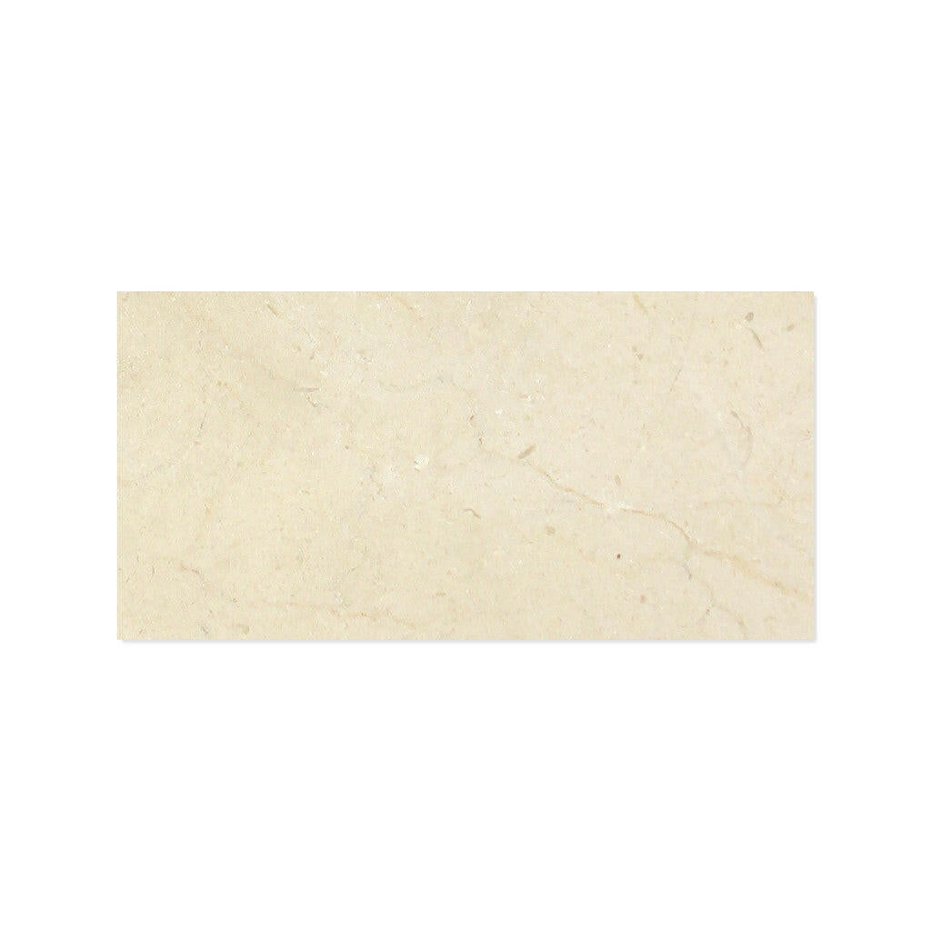 12x24 Crema Marfil Marble Honed Tile - American Tile Depot