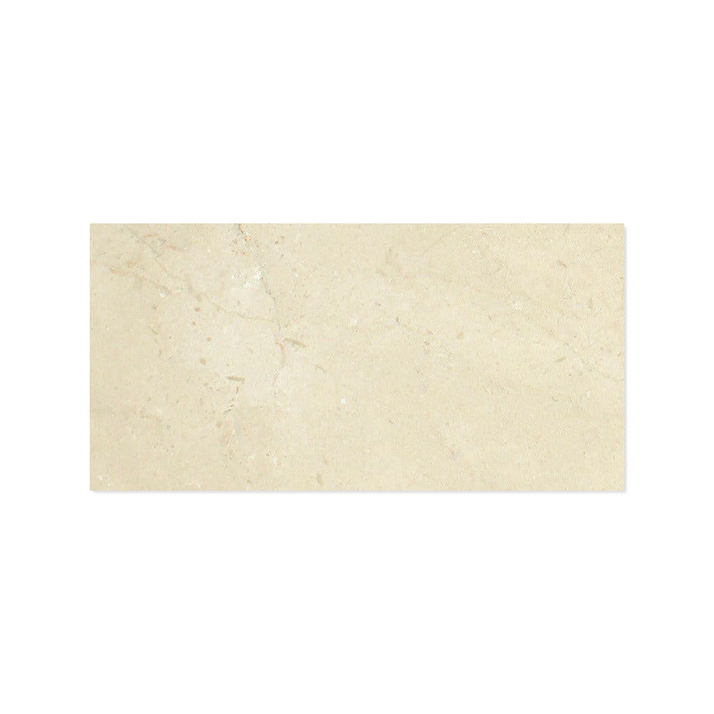 12x24 Crema Marfil Marble Honed Tile - American Tile Depot