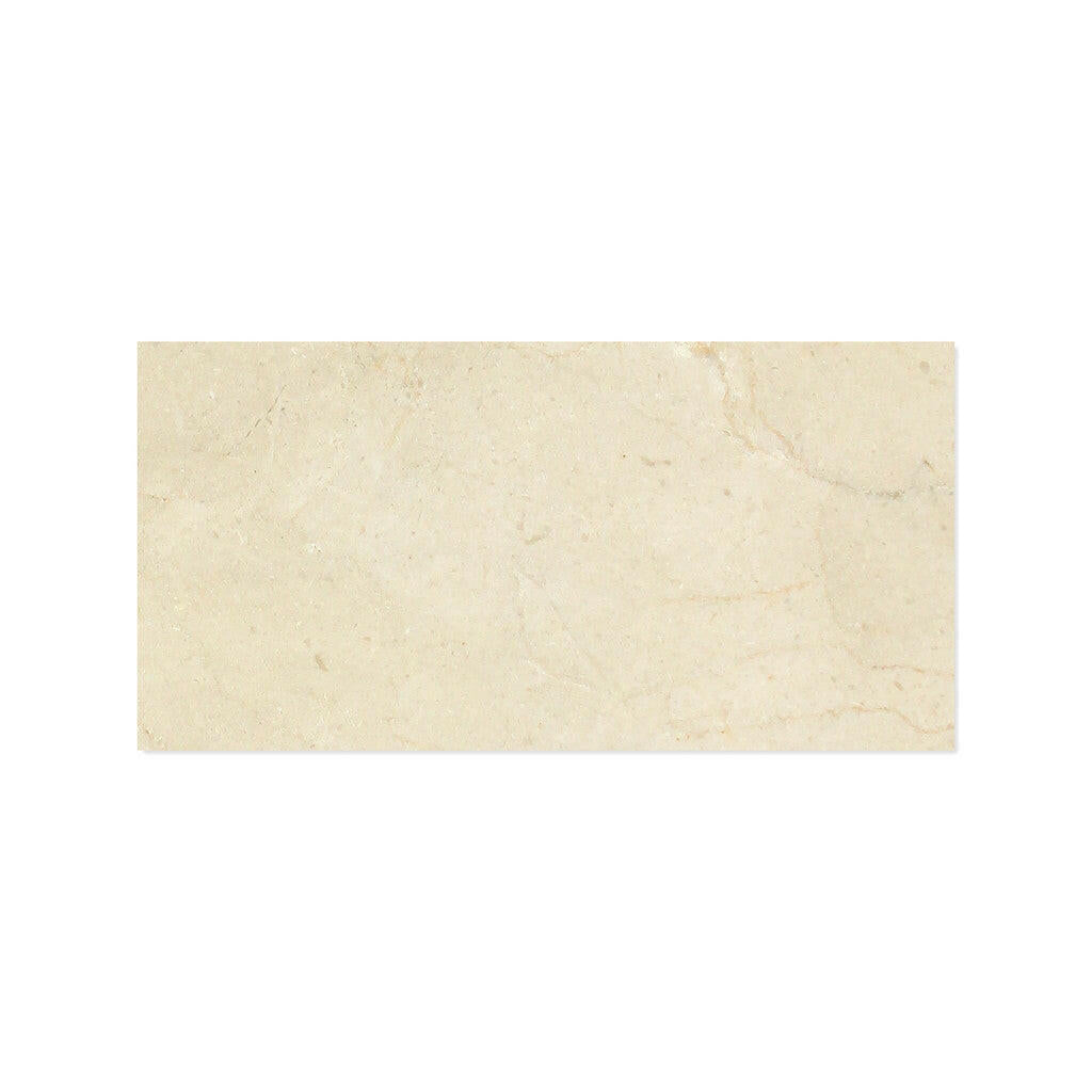 12x24 Crema Marfil Marble Honed Tile - American Tile Depot
