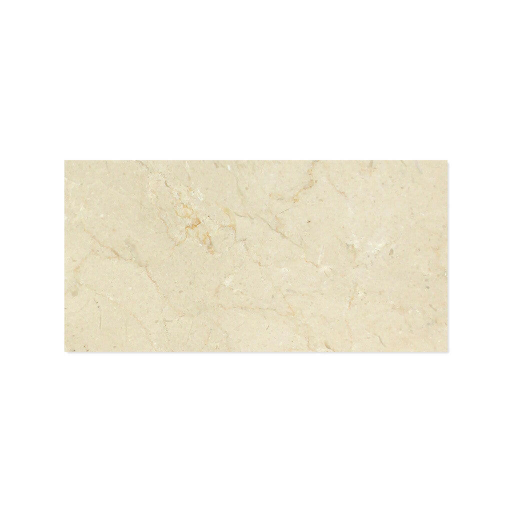 12x24 Crema Marfil Marble Honed Tile - American Tile Depot