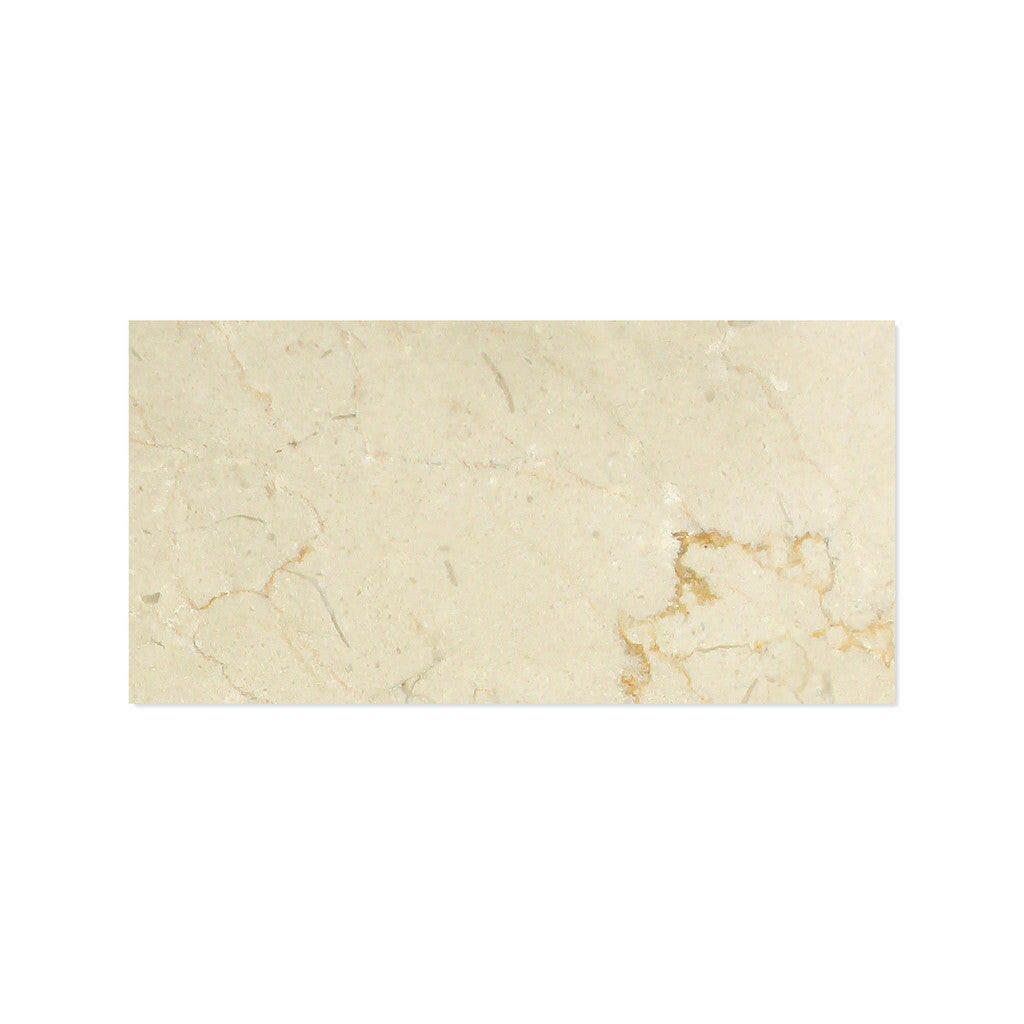 12x24 Crema Marfil Marble Honed Tile - American Tile Depot
