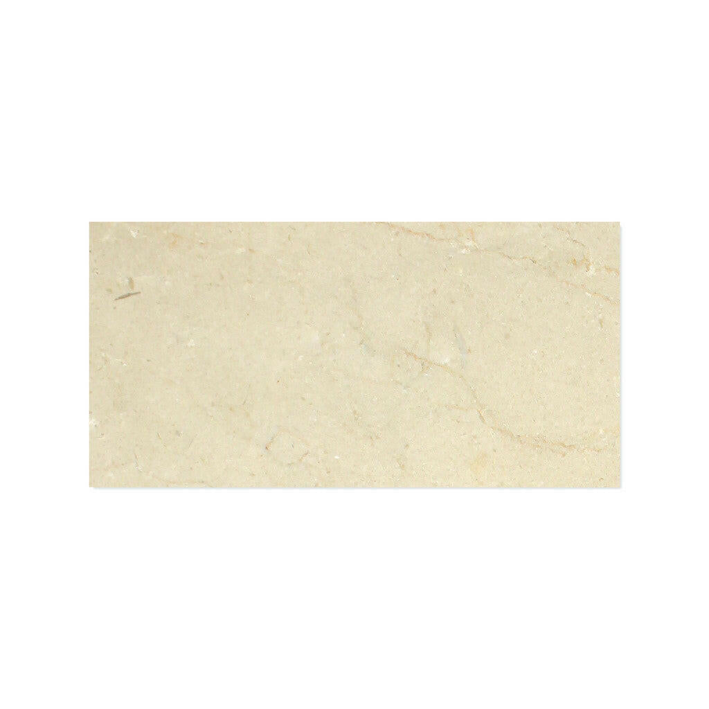 12x24 Crema Marfil Marble Honed Tile - American Tile Depot